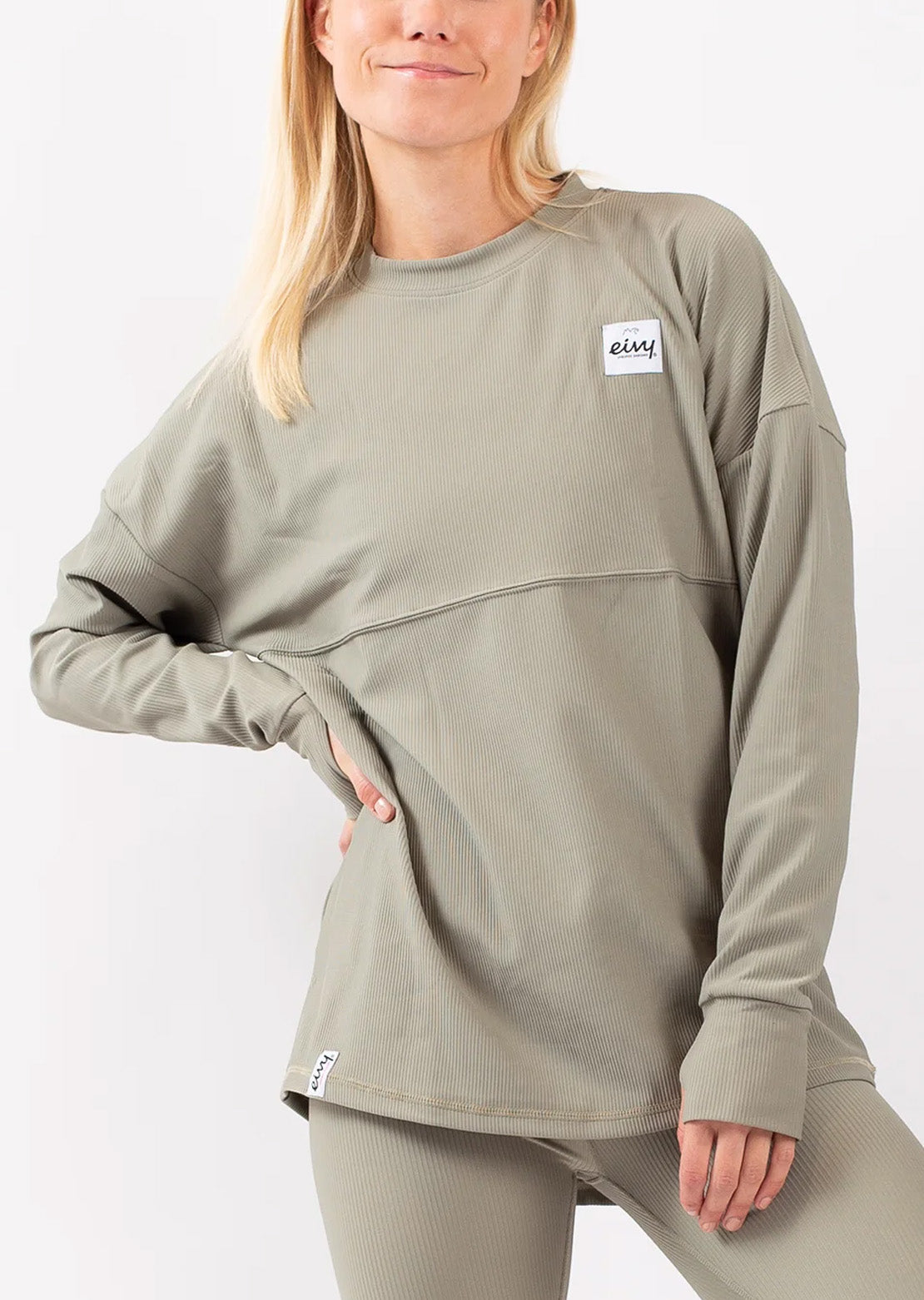 Eivy Women's Venture Rib Base Layer Top Faded Oak