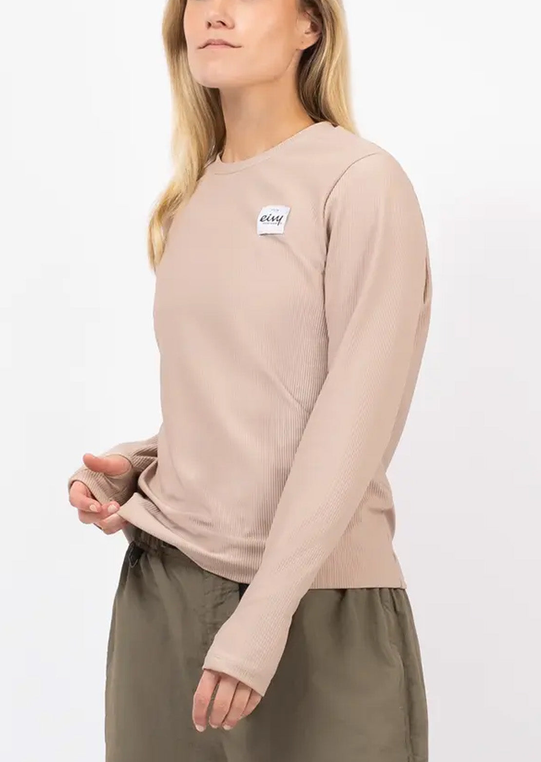 Eivy Women's Versa Loose Fit Rib Top Sand