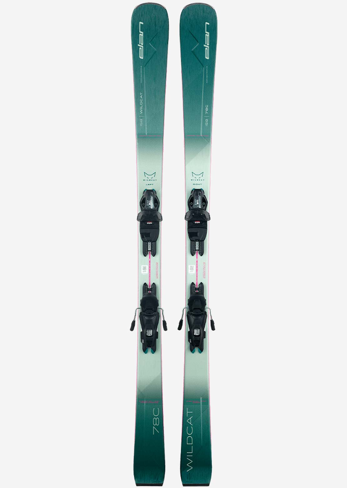 Elan Women&#39;s Wildcat 76 Light Shift Skis with ELW 90 GripWalk Shift Bindings