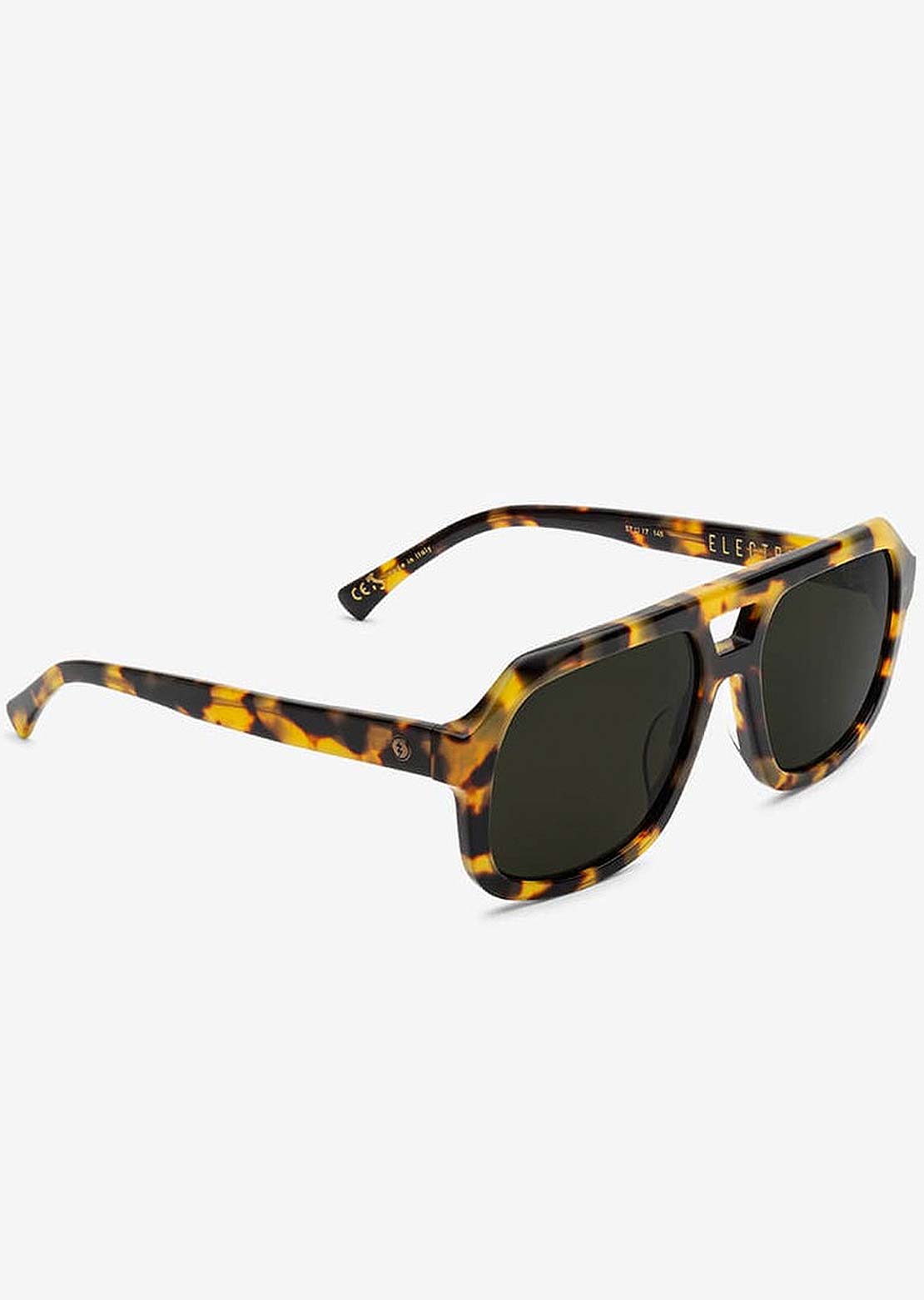 Electric Augusta Sunglasses Gloss Spotted Tortoise/Grey Polarized