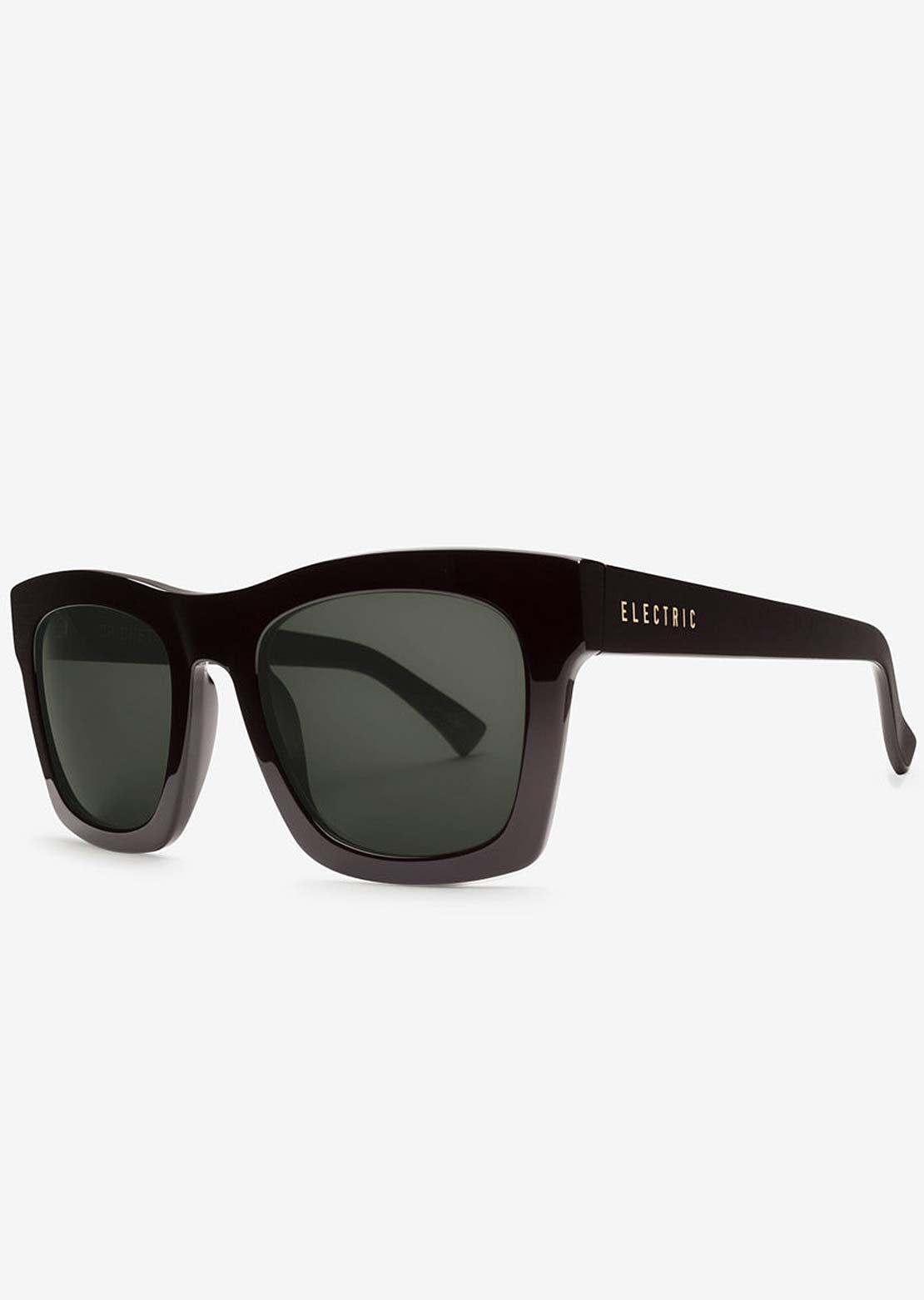 Electric Crasher 53 Sunglasses Gloss Black/Grey Polarized