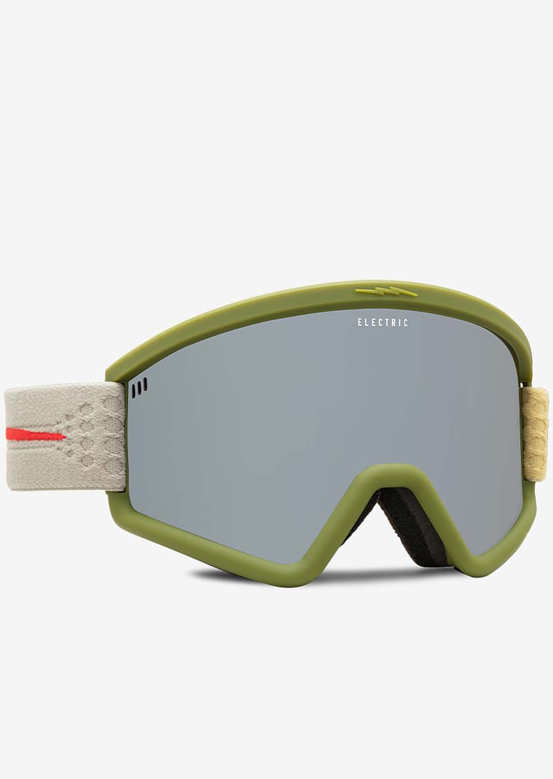 Electric Hex Snow Goggles Matte Evergreen/Silver Chrome
