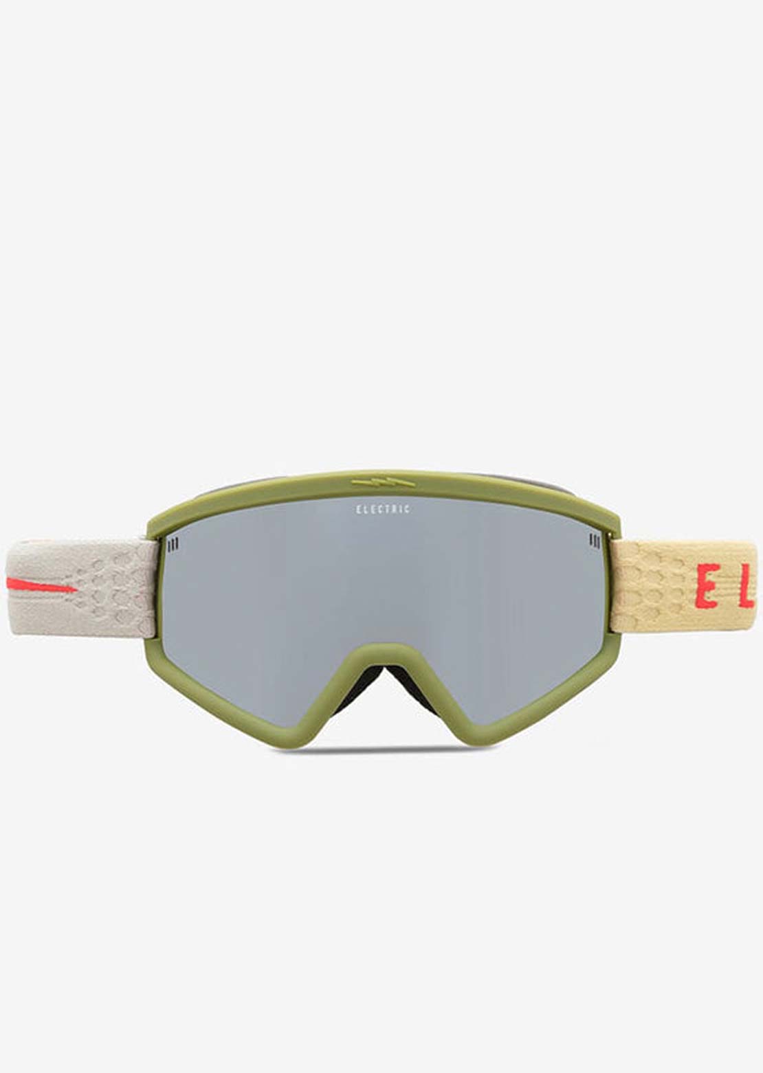 Electric Hex Snow Goggles Matte Evergreen/Silver Chrome