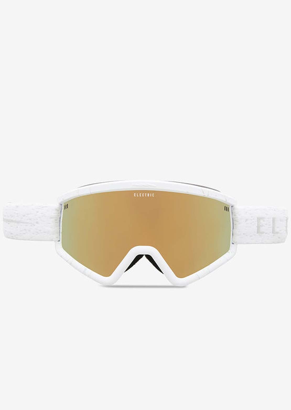 Electric Hex Snow Goggles Matte Speckled White/Gold Chrome