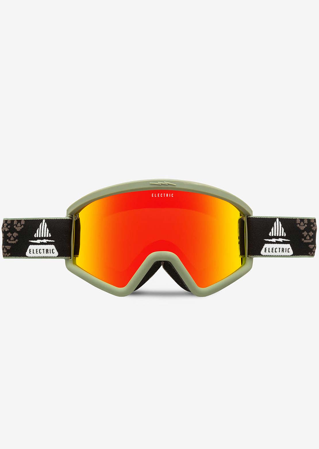 Electric Hex Snow Goggles Drama Moss Black/Red Chrome