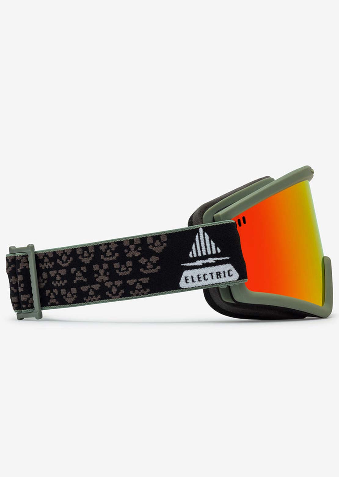 Electric Hex Snow Goggles Drama Moss Black/Red Chrome