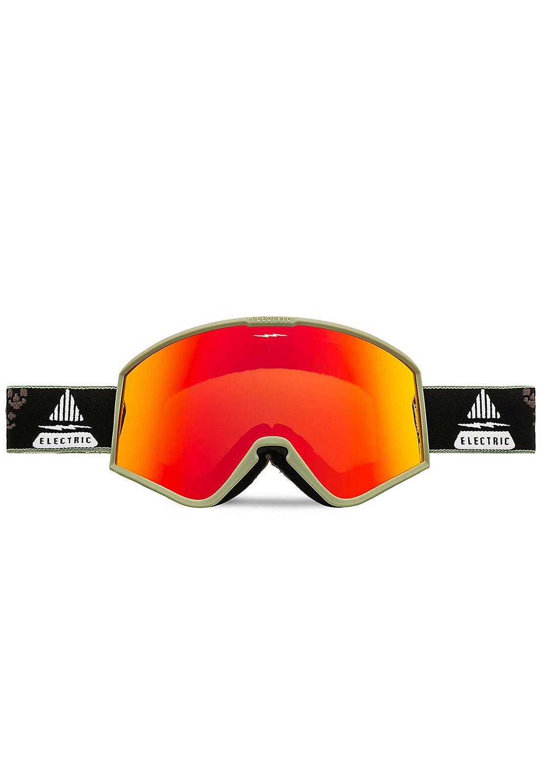 Electric Kleveland Snow Goggles Drama Moss Black/Red Chrome