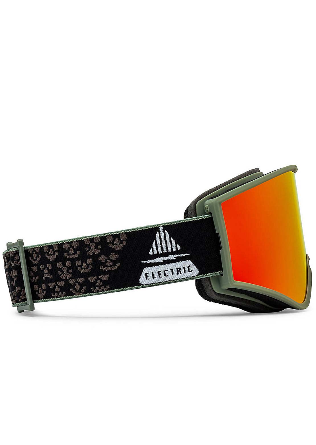 Electric Kleveland Snow Goggles Drama Moss Black/Red Chrome