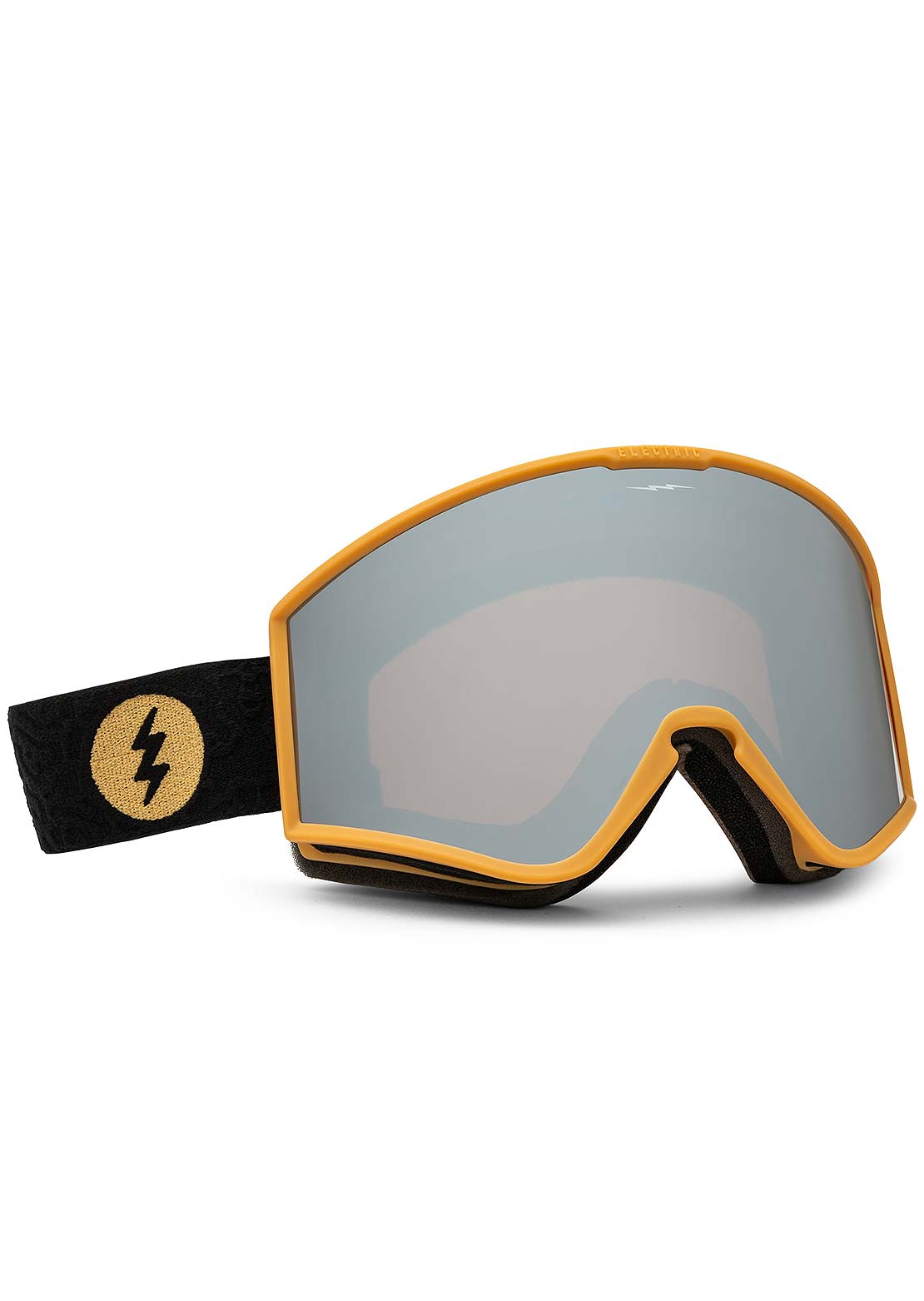Electric Kleveland Snow Goggles Flood Black Gum/Silver Chrome