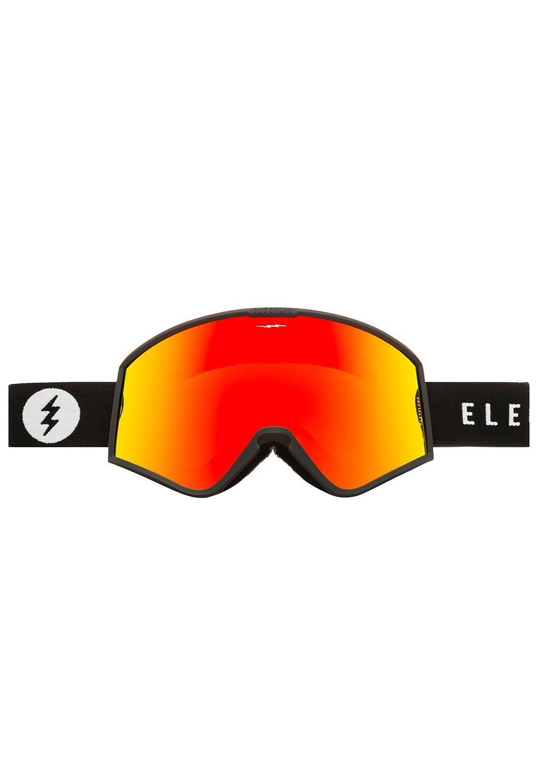 Electric Kleveland Snow Goggles Matte Black/Red Chrome