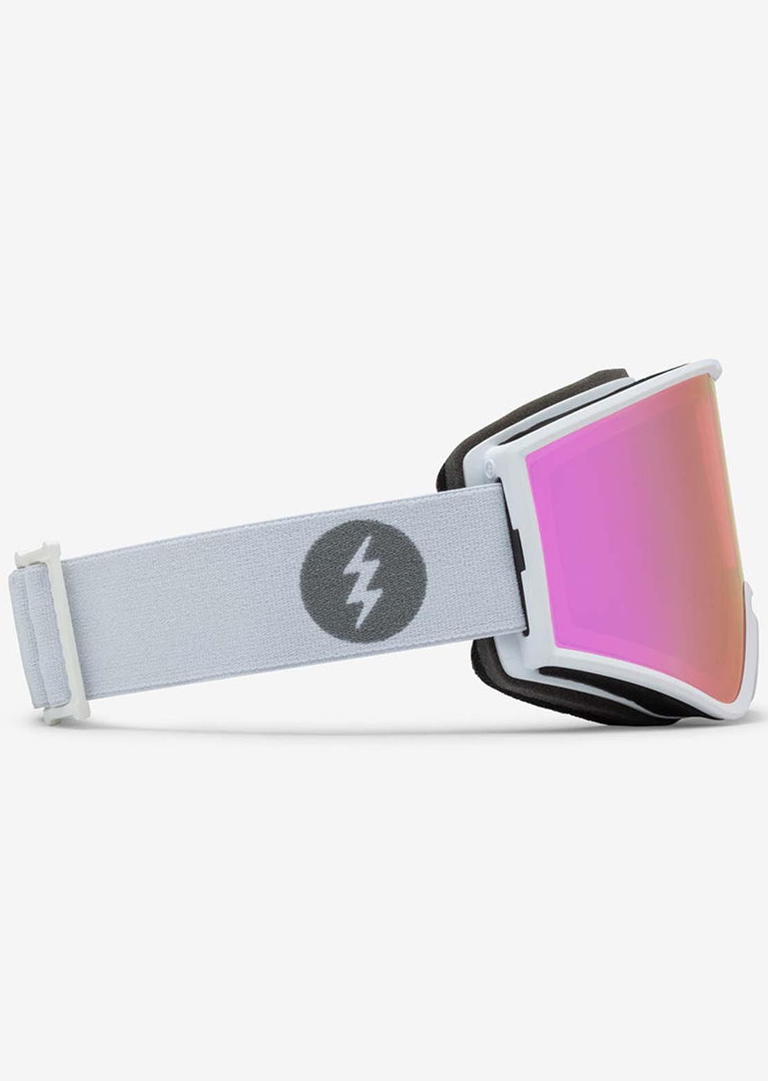 Electric Kleveland Snow Goggles Matte White/BL Dark Grey/Pink Chrome