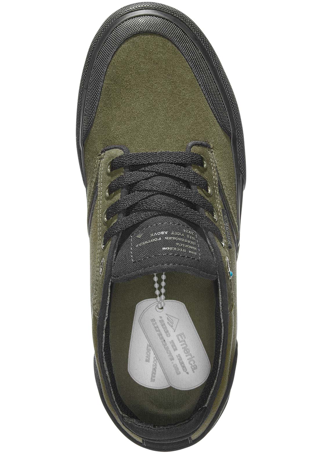 Emerica Men&#39;s Dickson X Six Feet Above Shoes OD Black