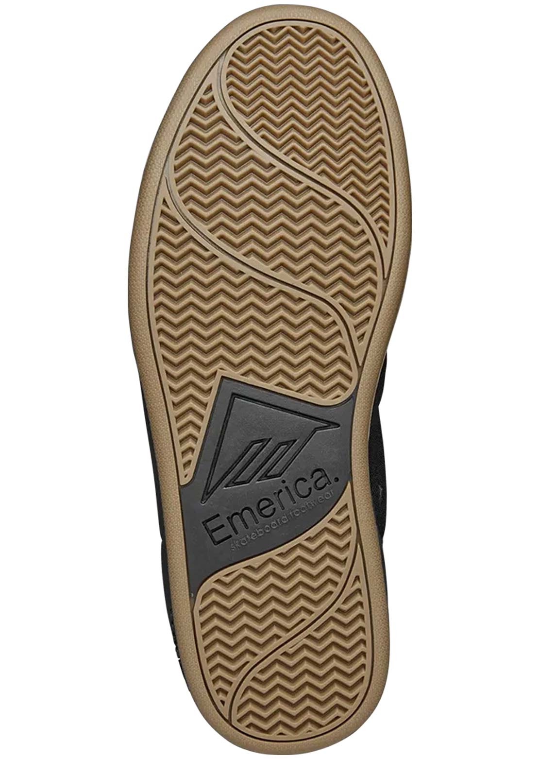 Emerica Men's Heritic Shoes Black/Black/Gum