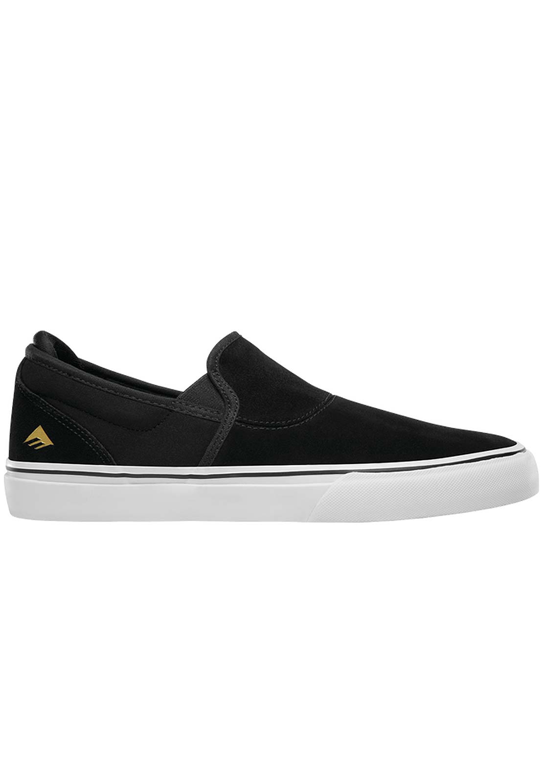 Emerica Men's Wino G6 Slip-On Shoes Black/White/Gold