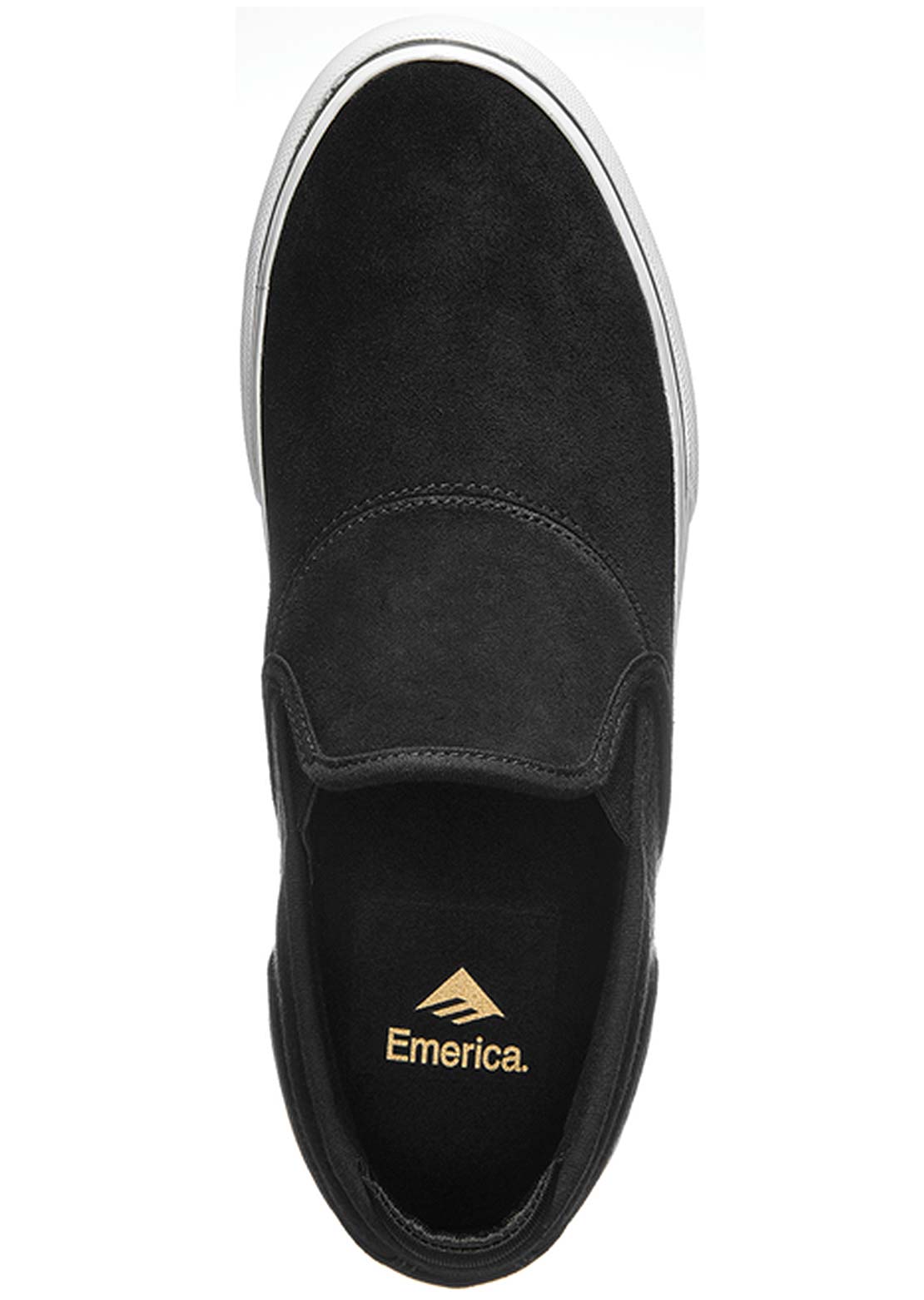 Emerica Men's Wino G6 Slip-On Shoes Black/White/Gold