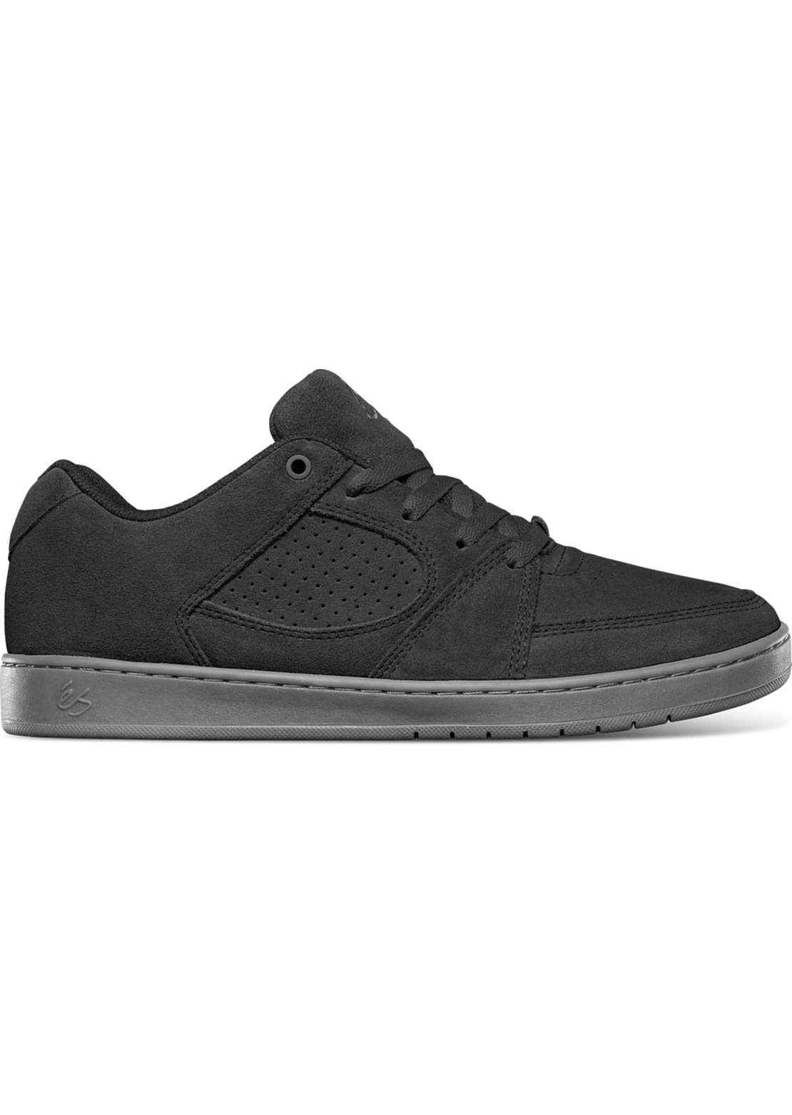 ES Men's Accel Slim Skate Shoes Black/Black/Grey
