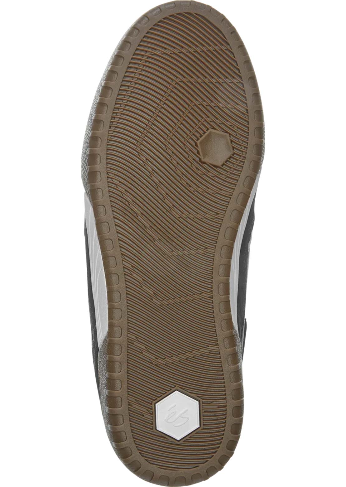 ES Men's Quattro Skate Shoes Black/Gum/White