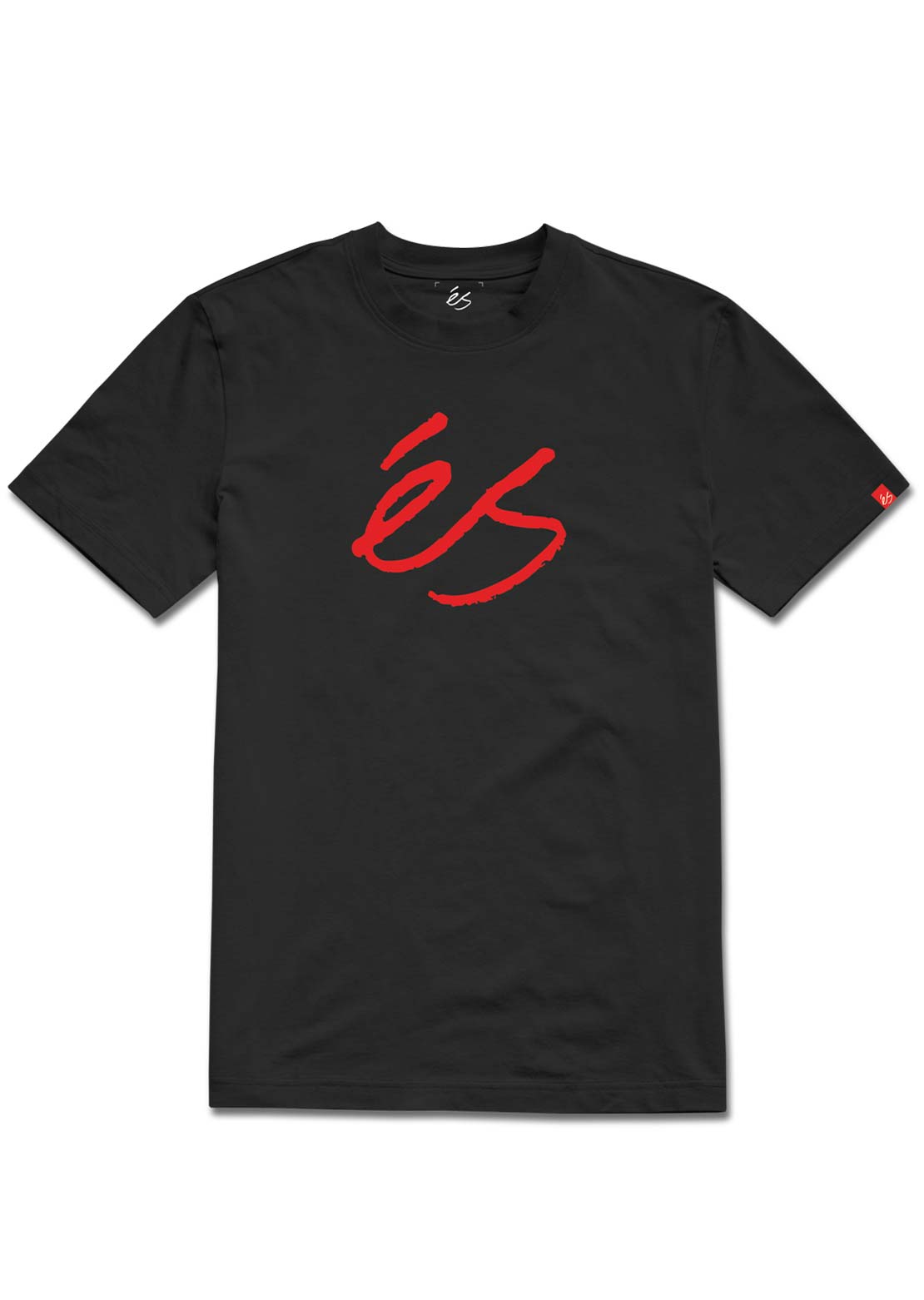 ES Men's Scrip Mid T-Shirt Black
