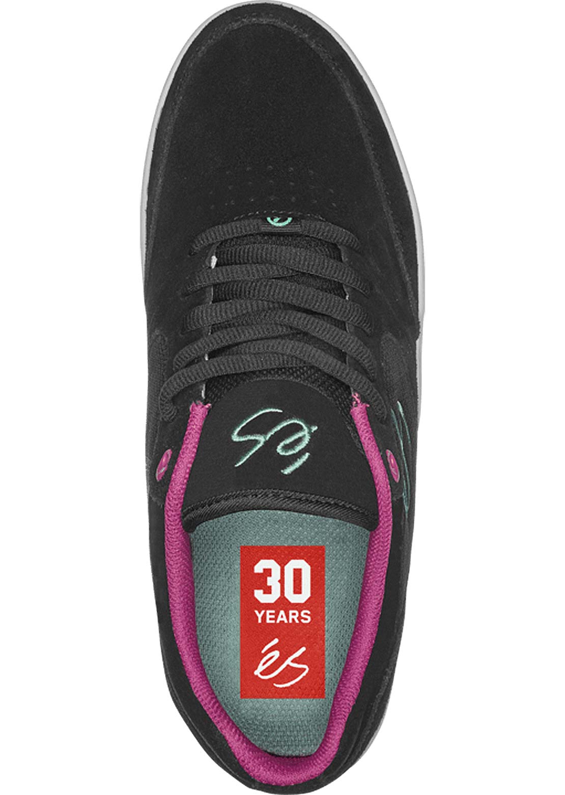 ES Men's Swift 1.5 Skate Shoes Black/White/Pink