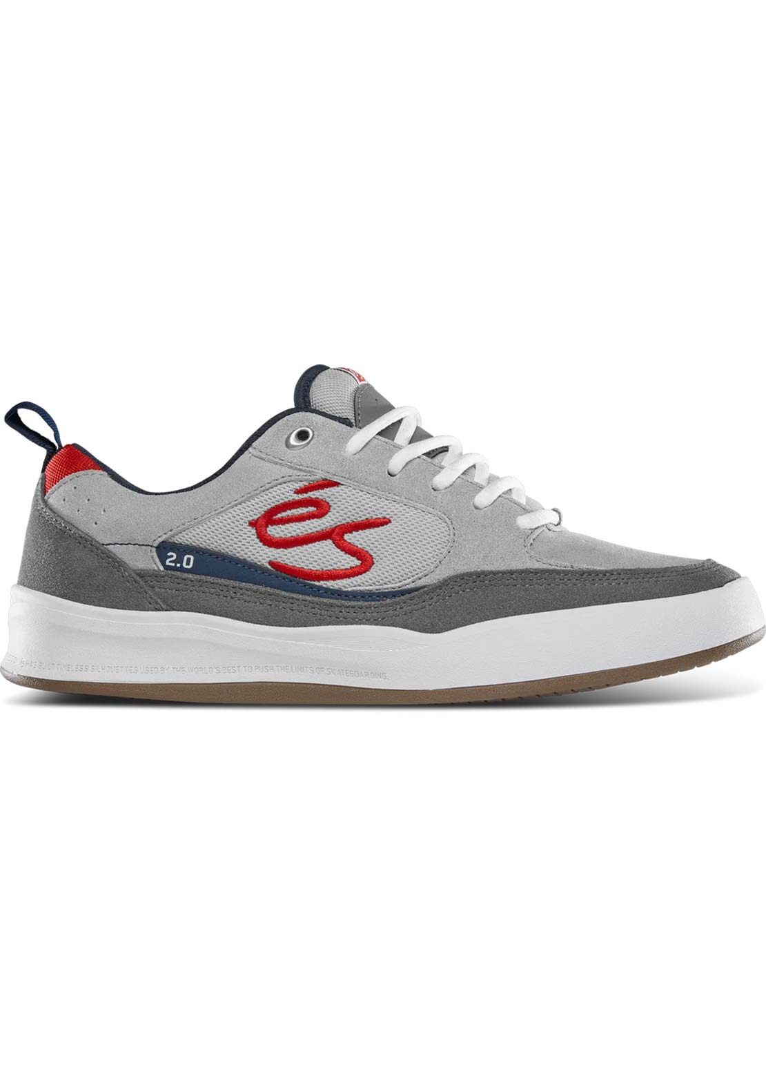 ES Men's Swift 2.0 Skate Shoes Dark Grey/Light Grey