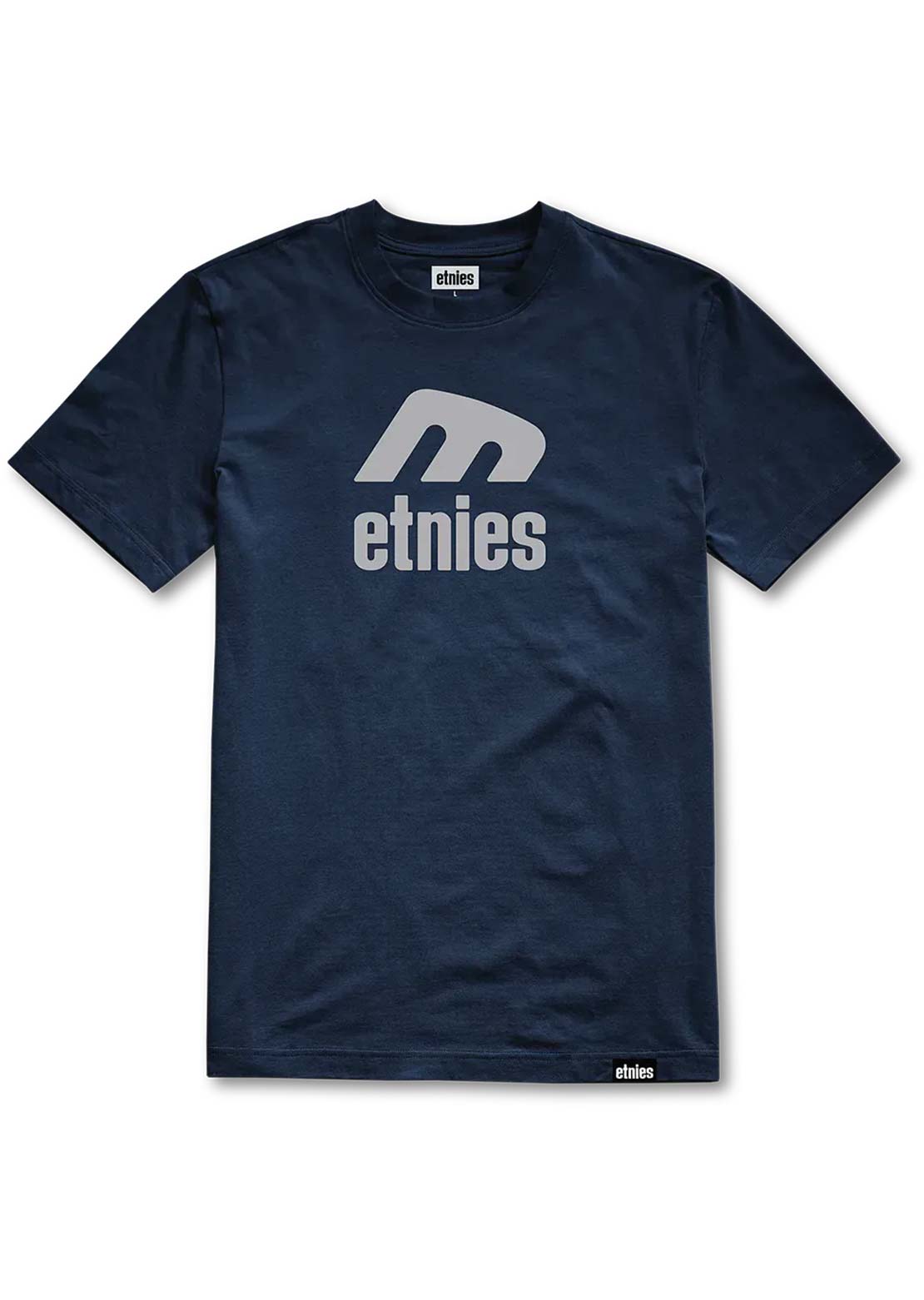 Etnies Men's Icon E T-Shirt Navy Grey