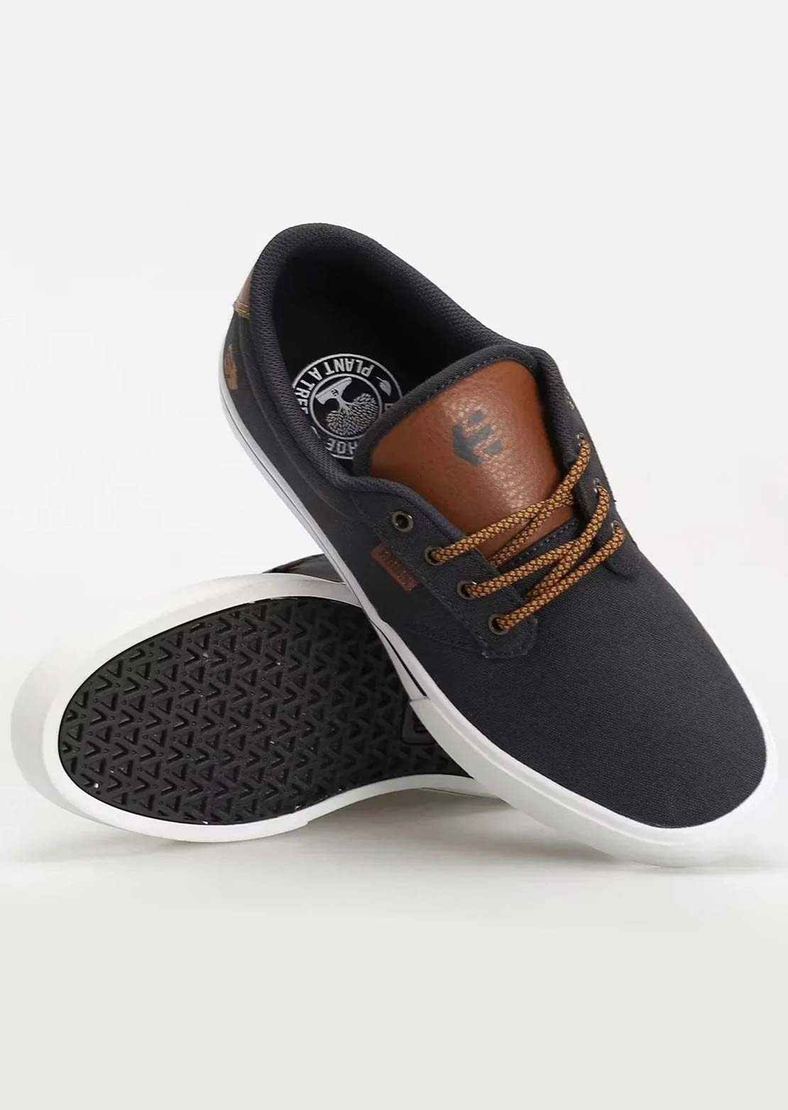 Etnies Men's Jameson 2 Eco Skate Shoes Navy/Tan/Gum