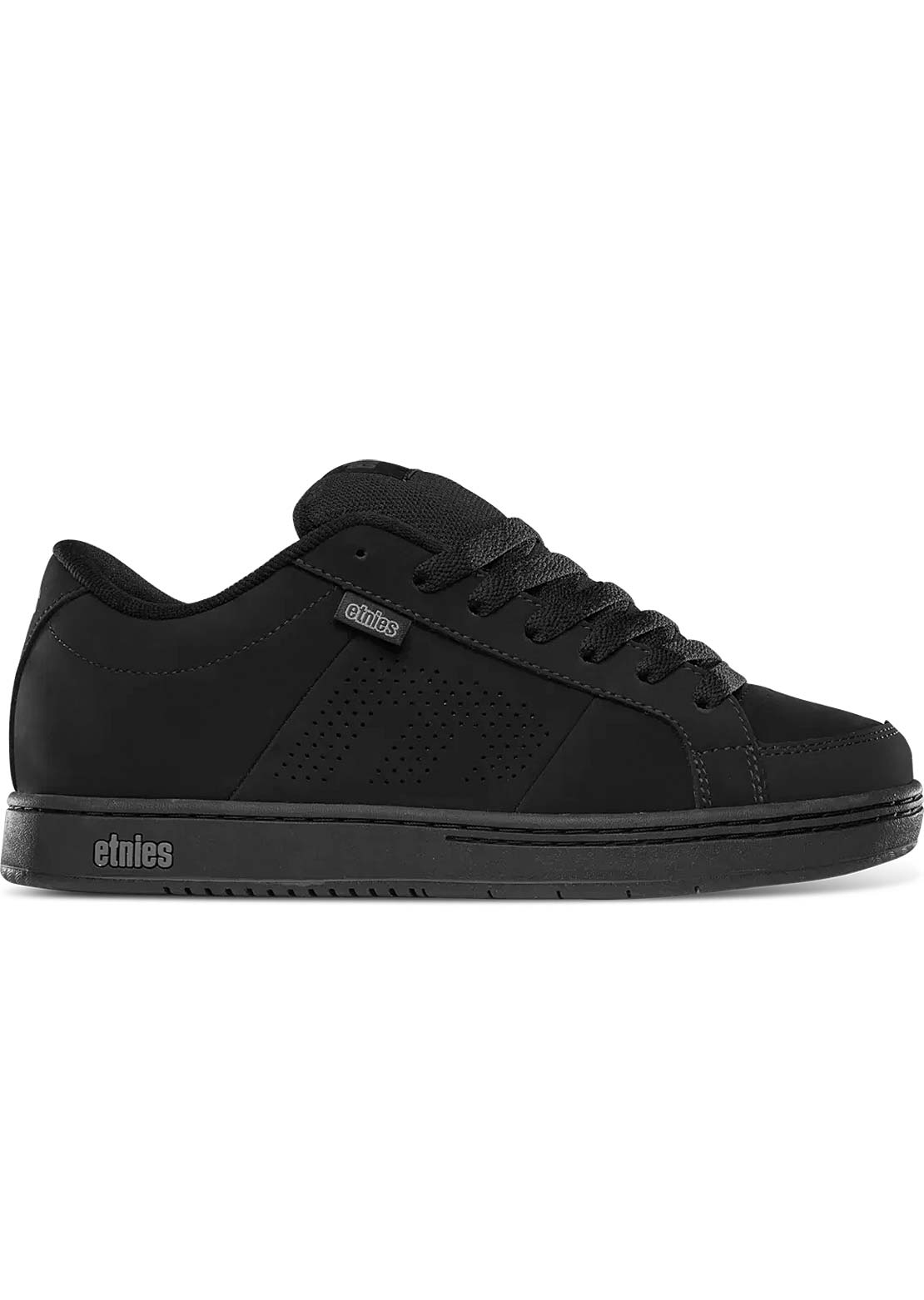 Etnies Men's Kingpin Shoes Black/Black/Silver