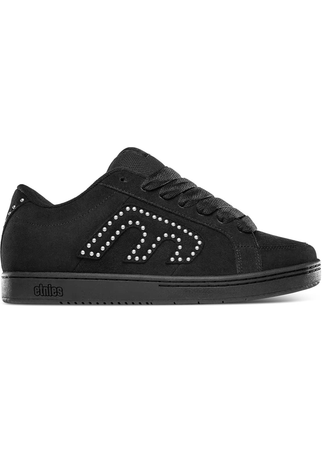 Etnies Men's Kingpin Shoes Black/Black/Silver