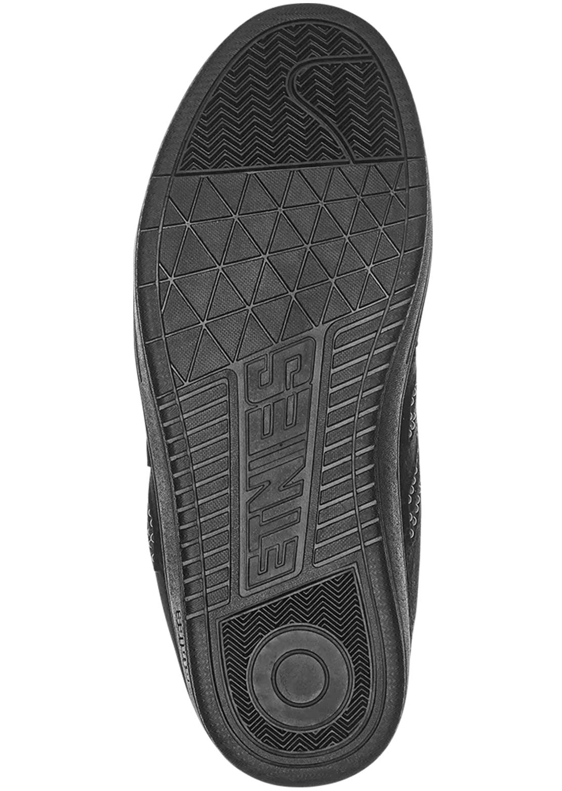 Etnies Men's Kingpin Shoes Black/Black/Silver