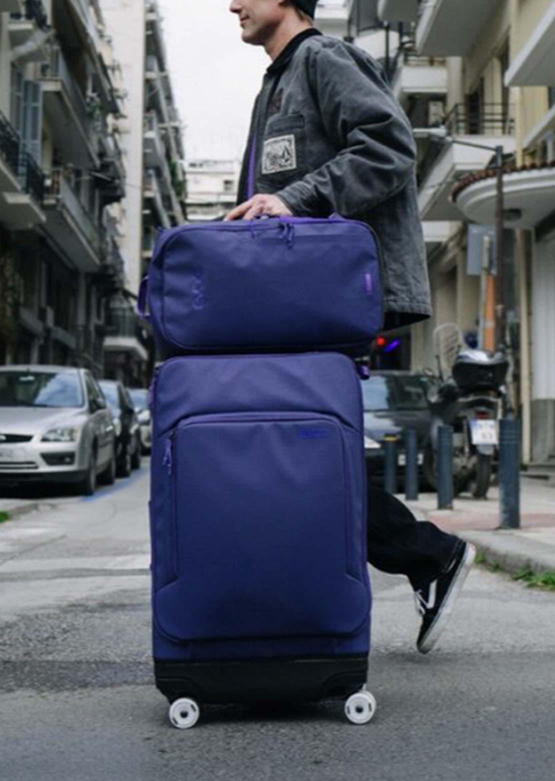 Evoc Unisex 4-Wheel 100L Trolley Violet/Black