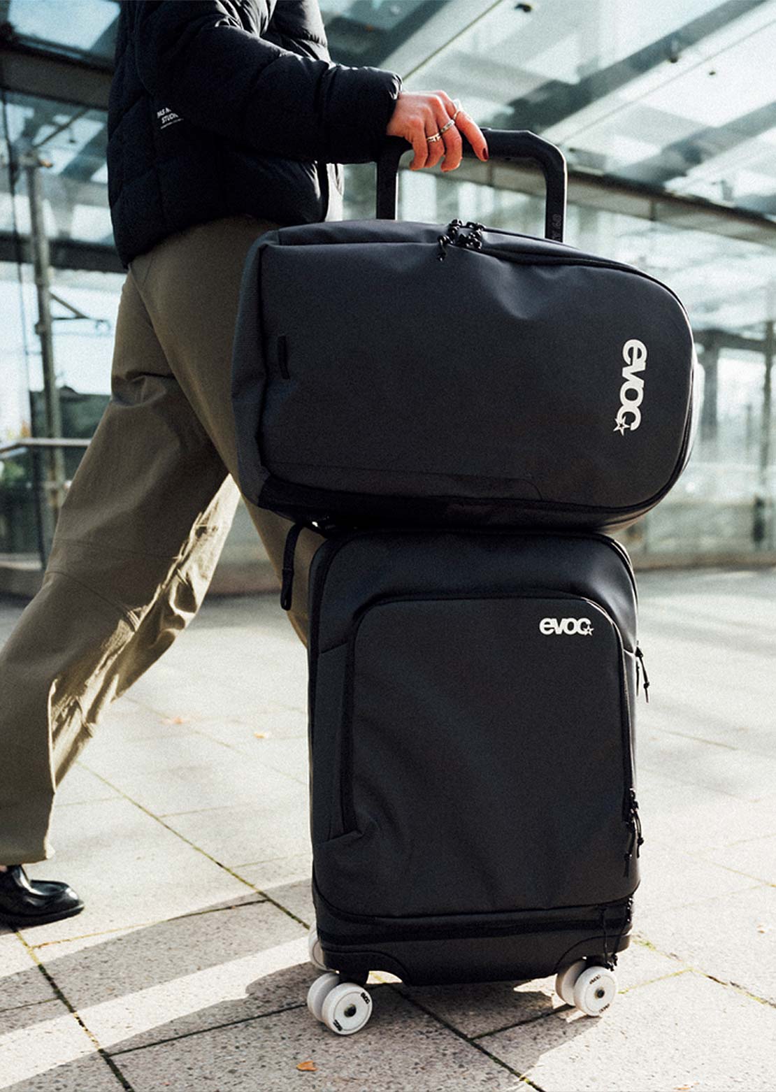 Evoc Unisex 4-Wheel 40L Trolley Carbon Grey/Black