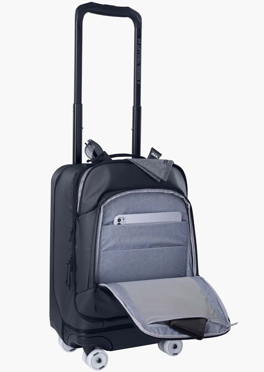 Evoc Unisex 4-Wheel 40L Trolley Carbon Grey/Black