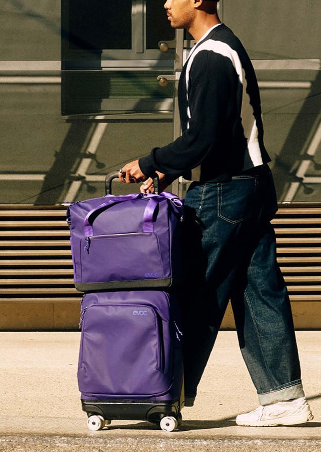Evoc Unisex 4-Wheel 40L Trolley Violet/Black