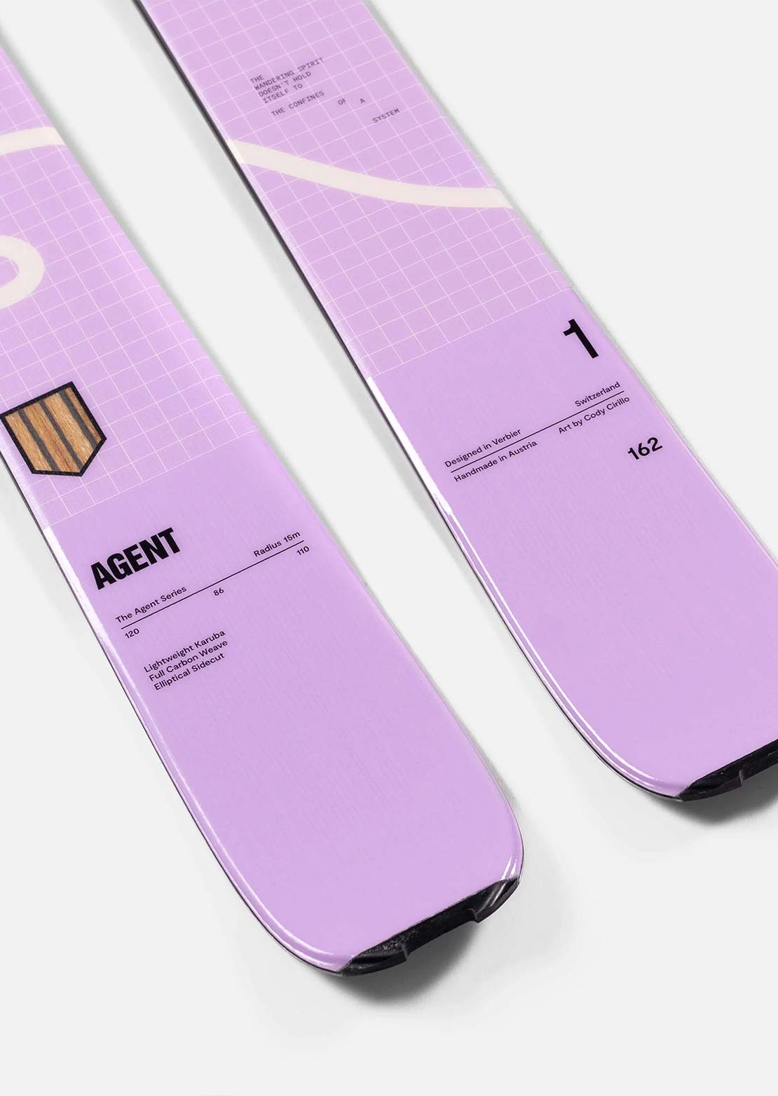 Faction Unisex Agent 1 Ski Purple
