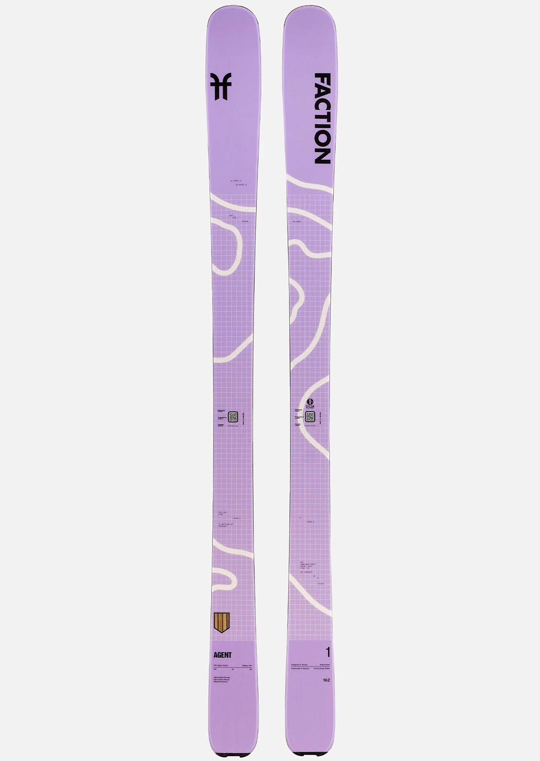 Faction Unisex Agent 1 Ski Purple