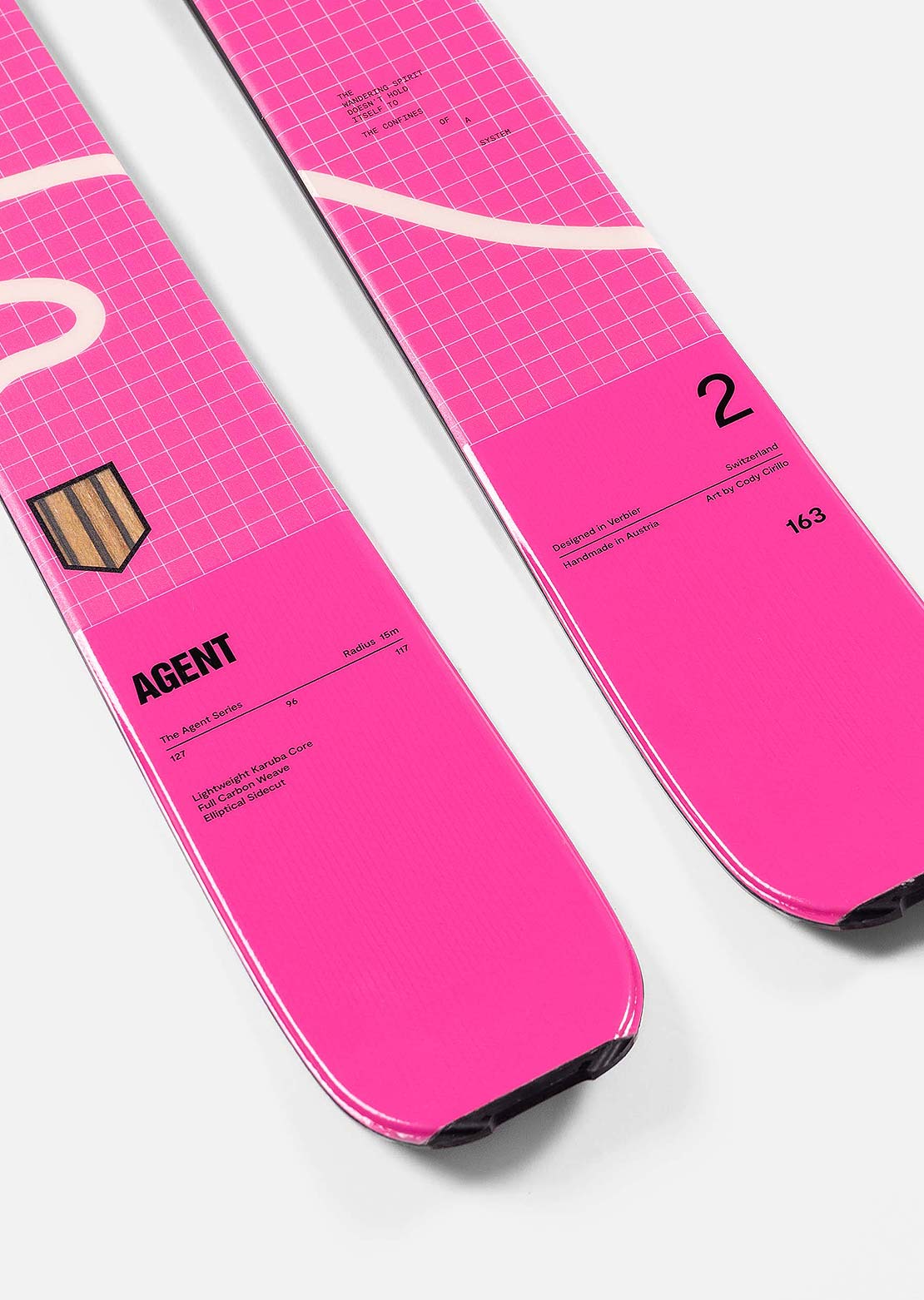Faction Unisex Agent 2 Ski Pink