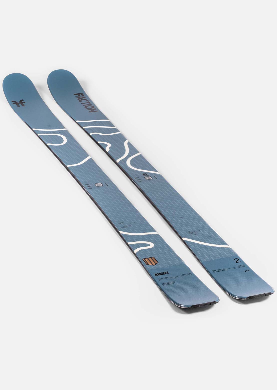 Faction Unisex Agent 2 Ski Blue
