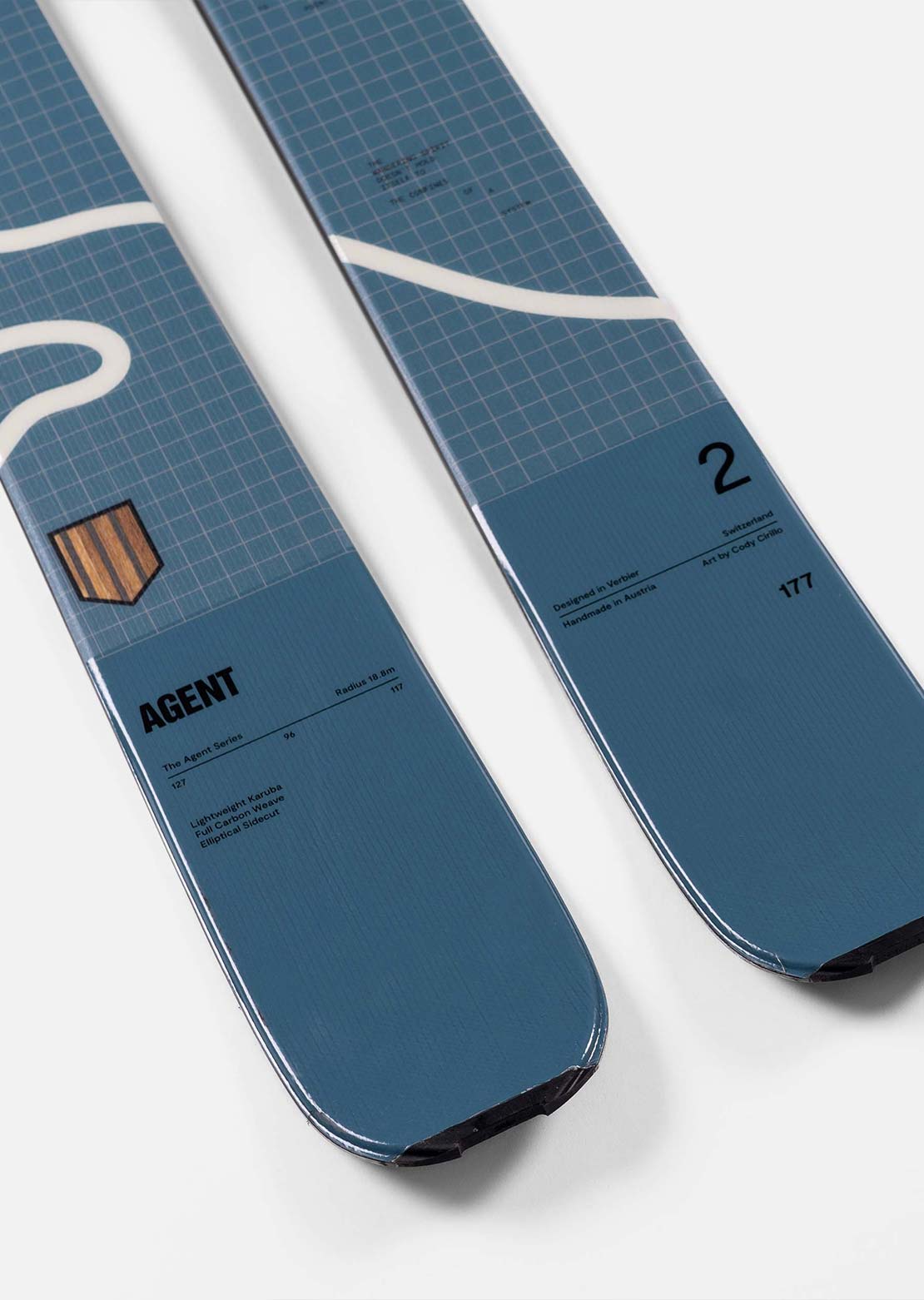 Faction Unisex Agent 2 Ski Blue