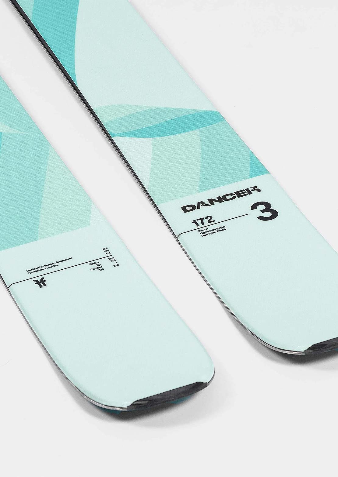 Faction Unisex Dancer 3 Ski Turquoise