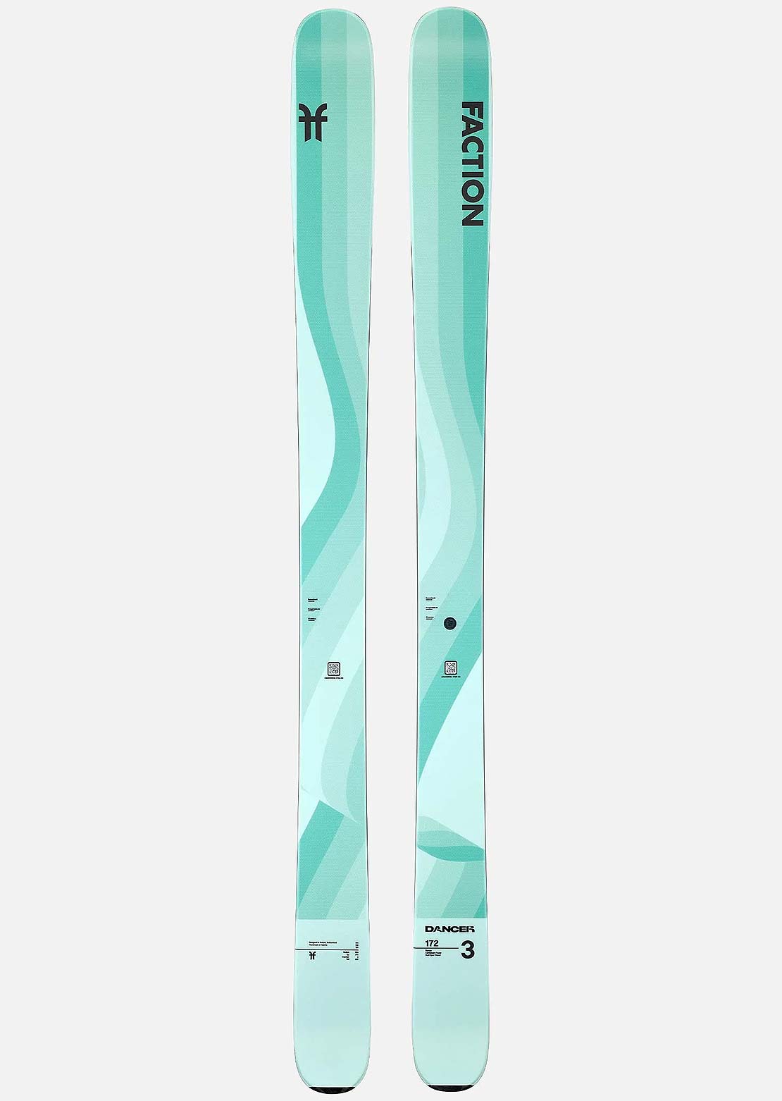Faction Unisex Dancer 3 Ski Turquoise