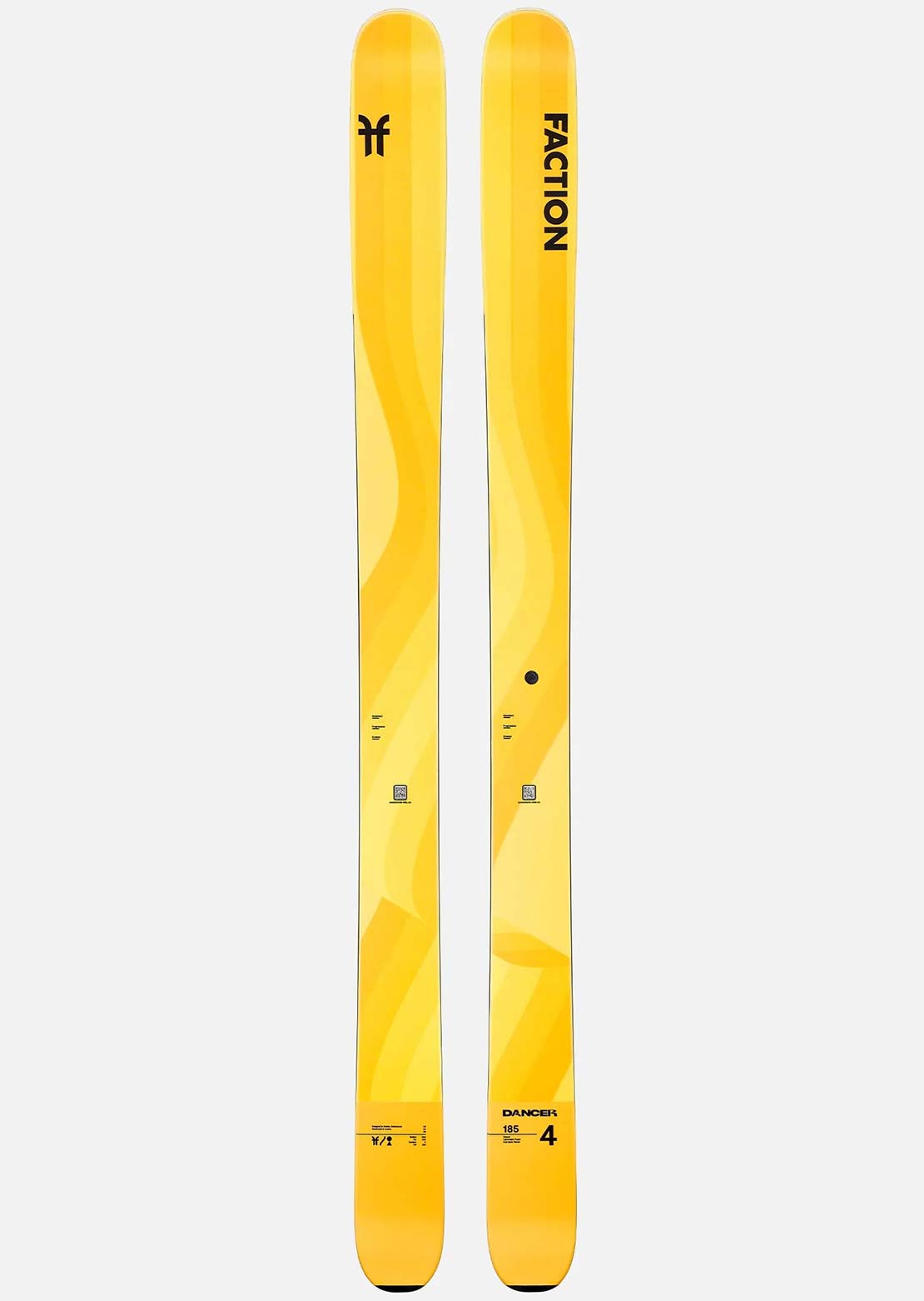 Faction Unisex Dancer 4 Ski Yellow