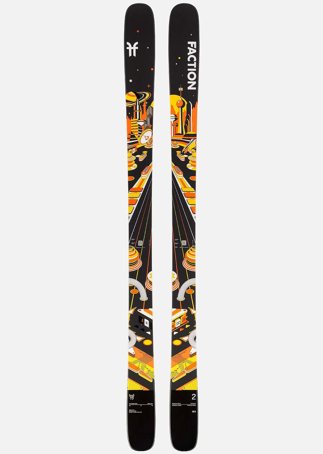 Faction Unisex Prodigy 2 Ski Black