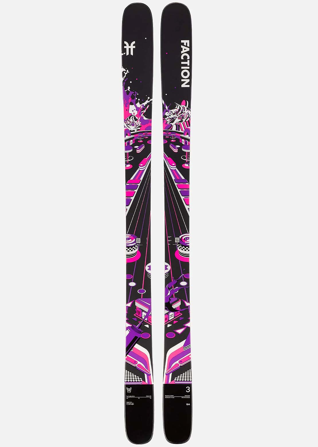 Faction Unisex Prodigy 3 Ski Black