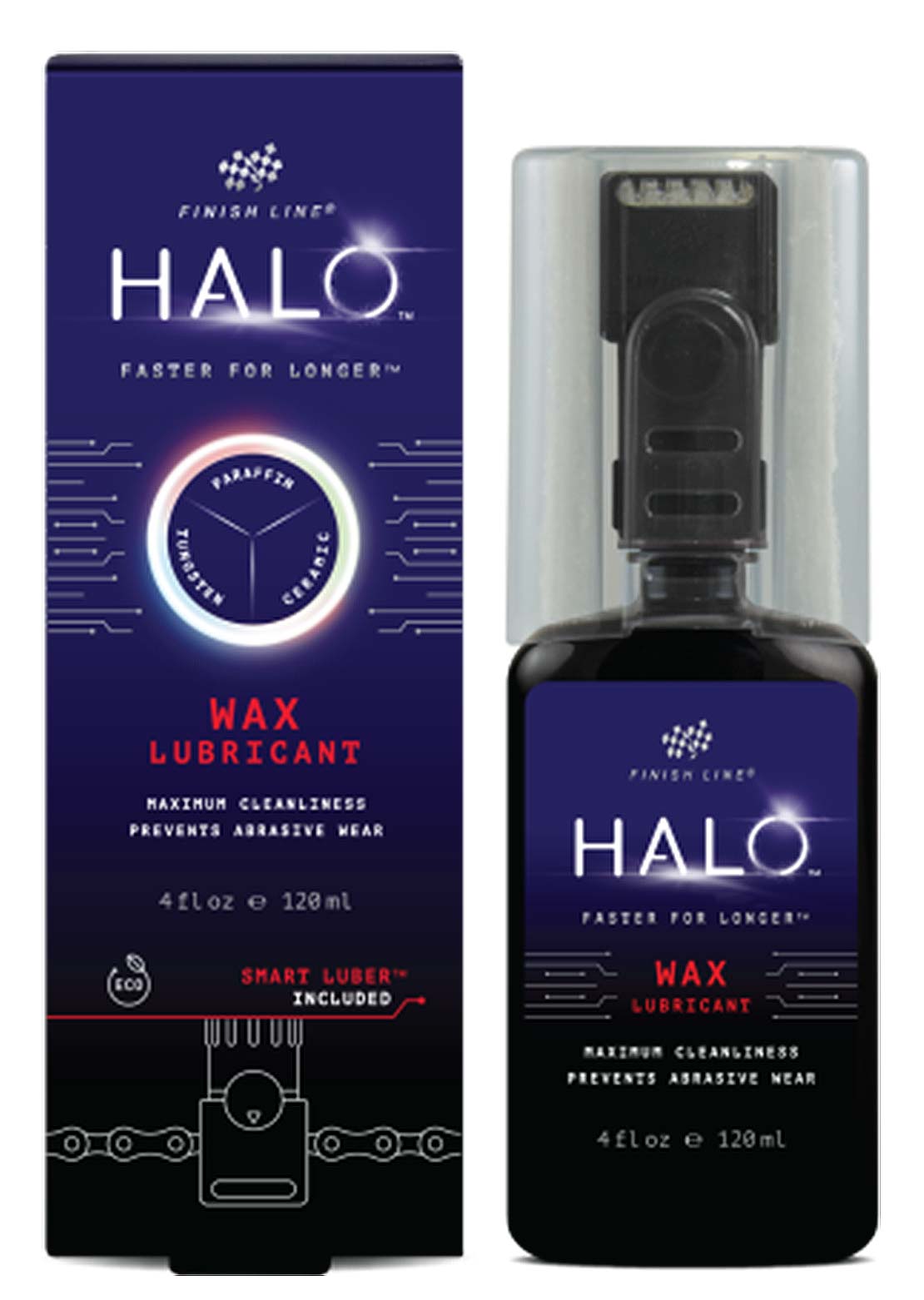 Finish Line Lubricant + Applicator Halo Wax Smart Luber