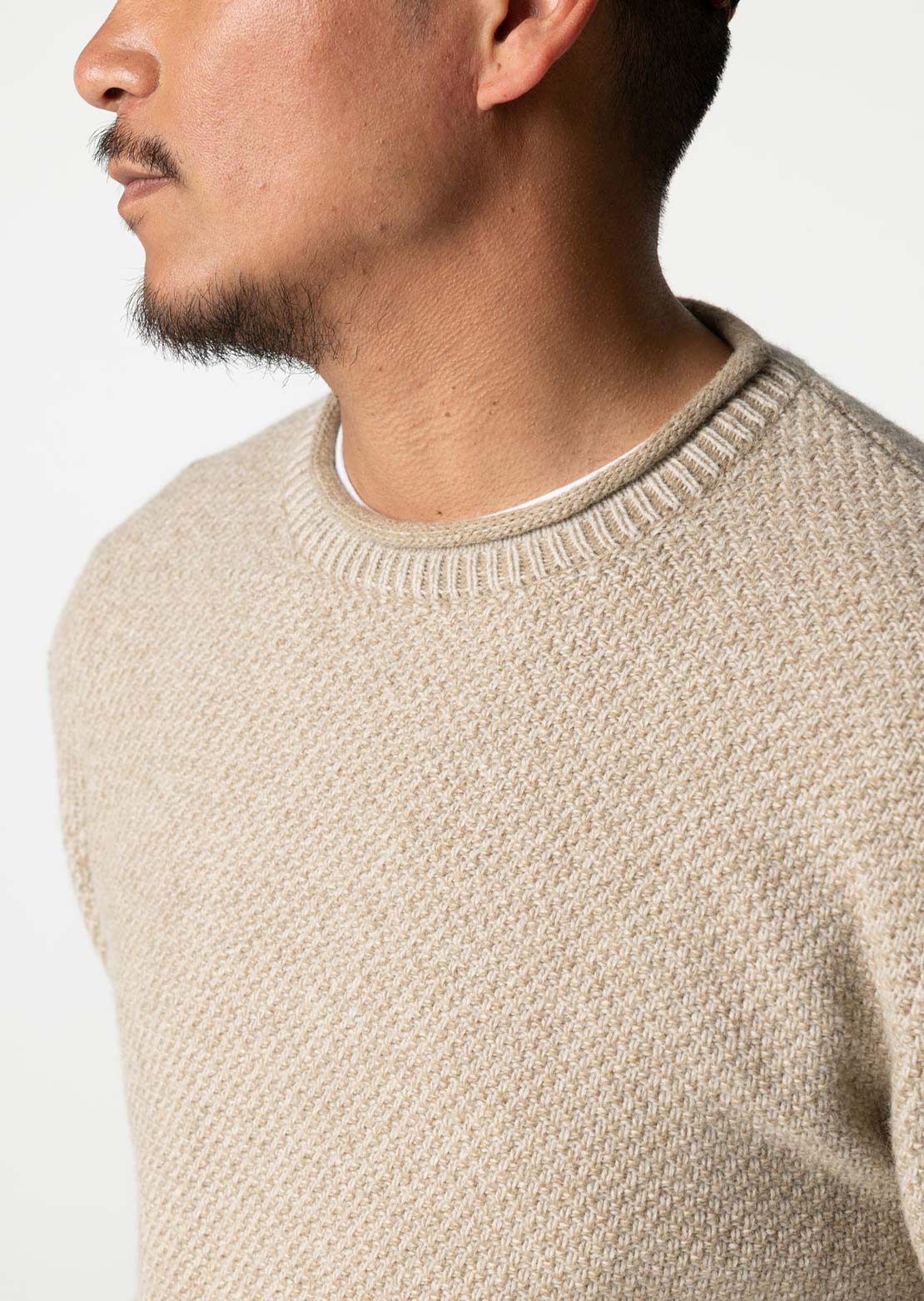 Finisterre Men's Barents Jumper Oatmeal