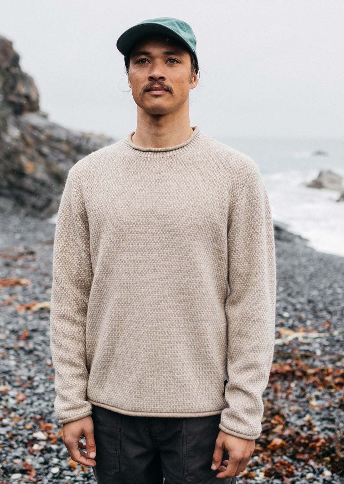 Finisterre Men's Barents Jumper Oatmeal