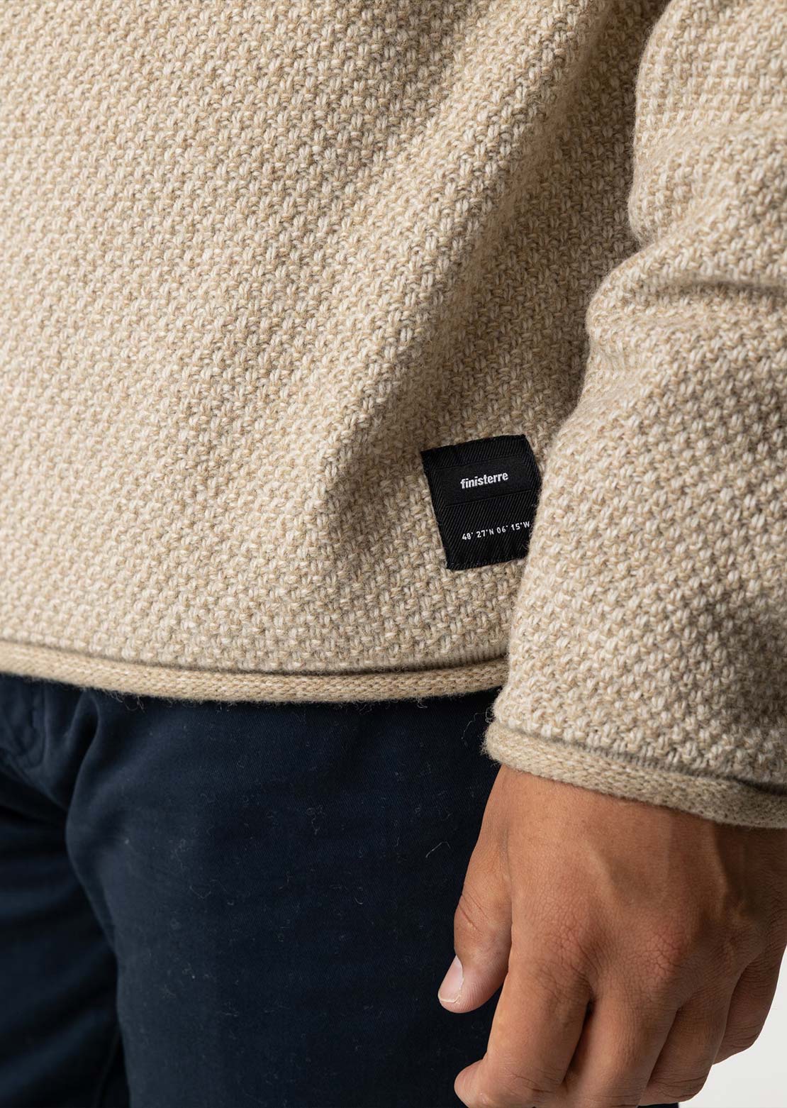 Finisterre Men's Barents Jumper Oatmeal