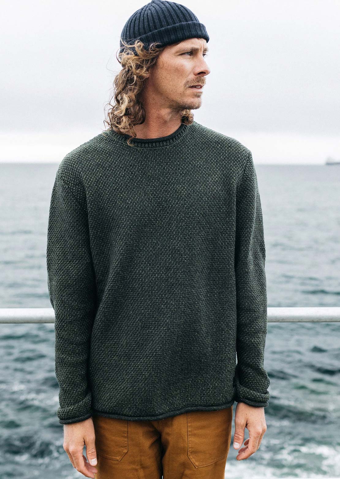 Finisterre Men's Barents Jumper Olive