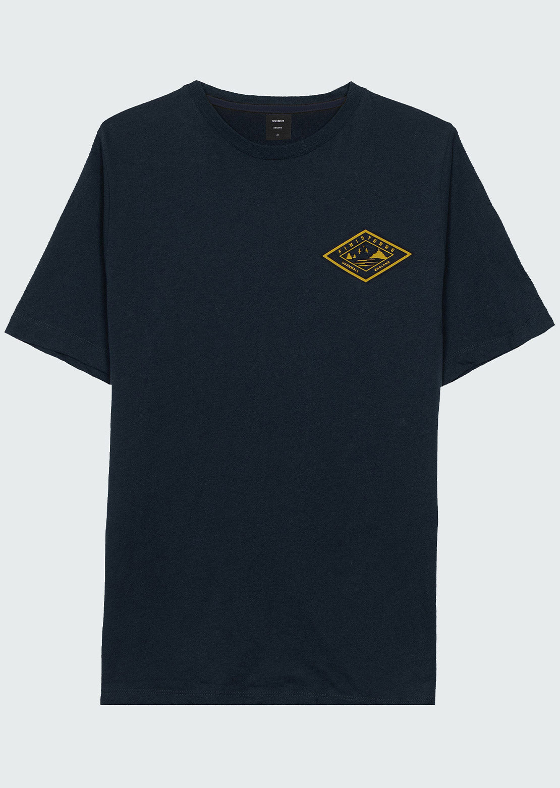 Finisterre Men's Diamond Logo T-Shirt Navy