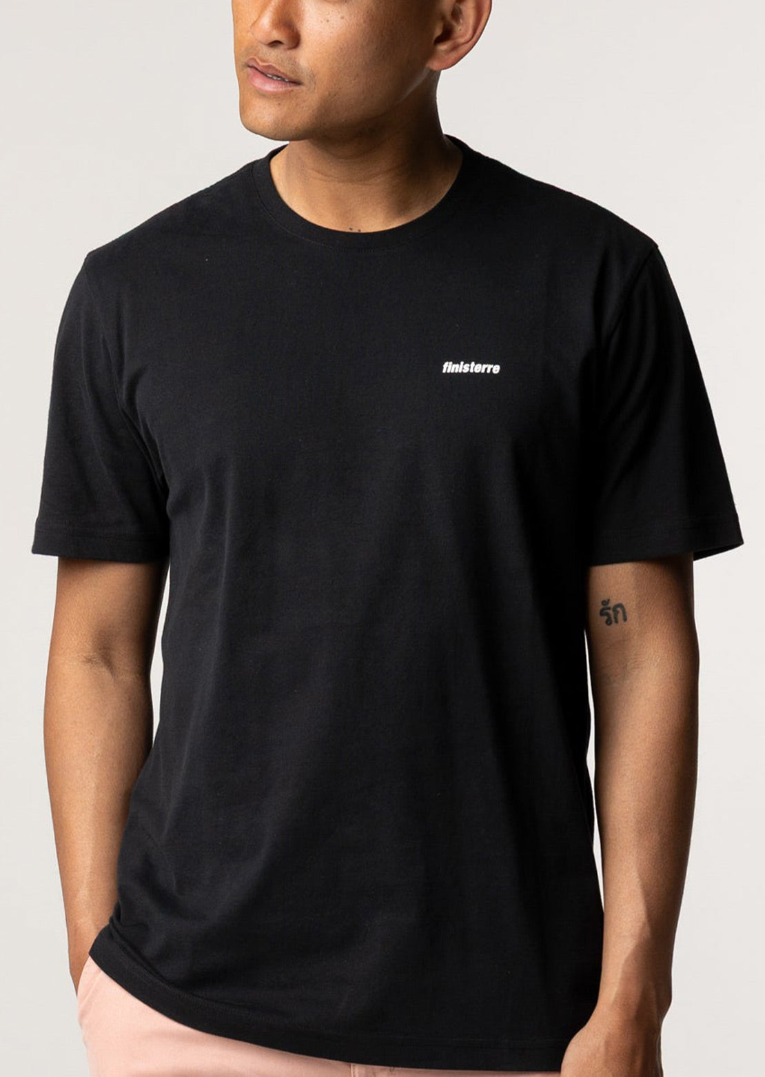 Finisterre Men's Harlyn Logo T-Shirt Black